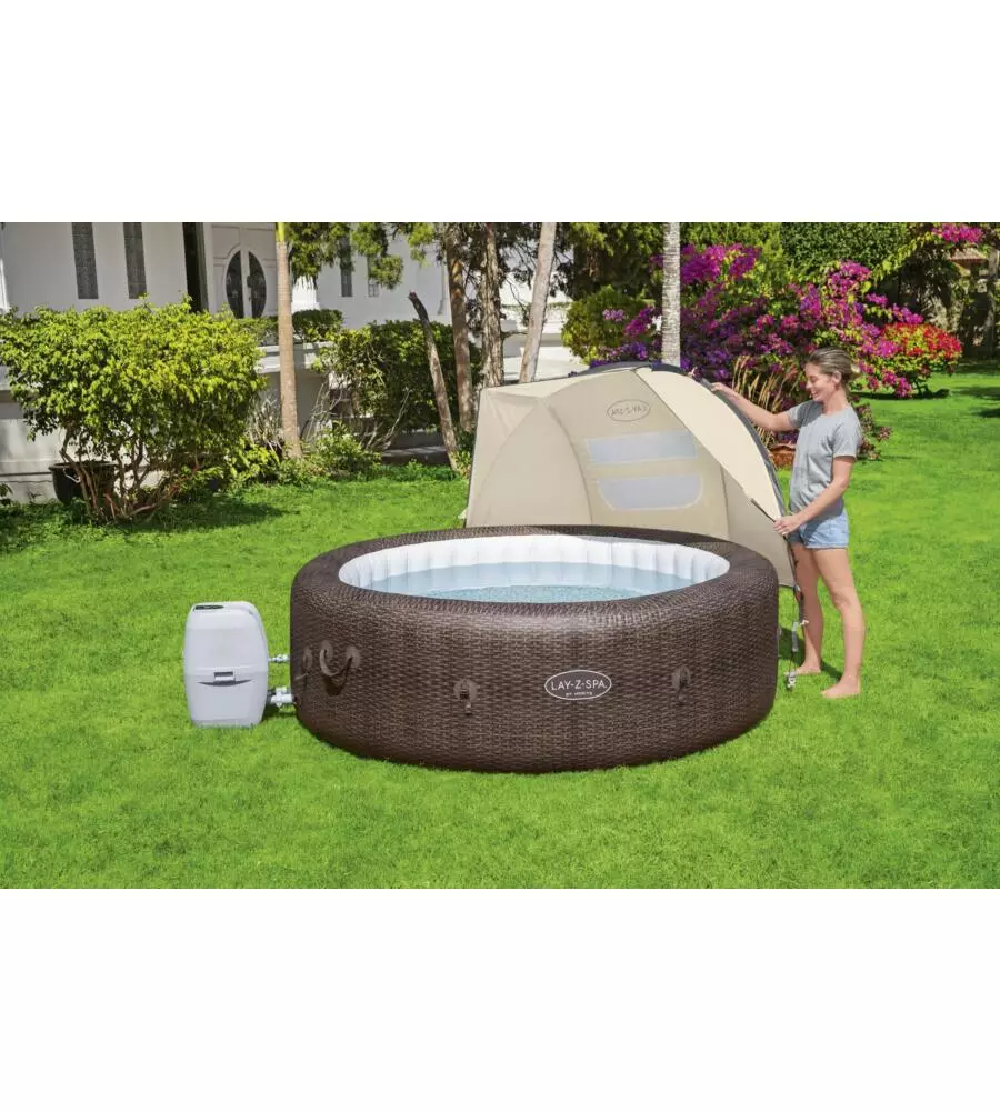 Tettuccio parasole per piscina spa "lay-z-spa", 183x94x109 cm - bestway 60304